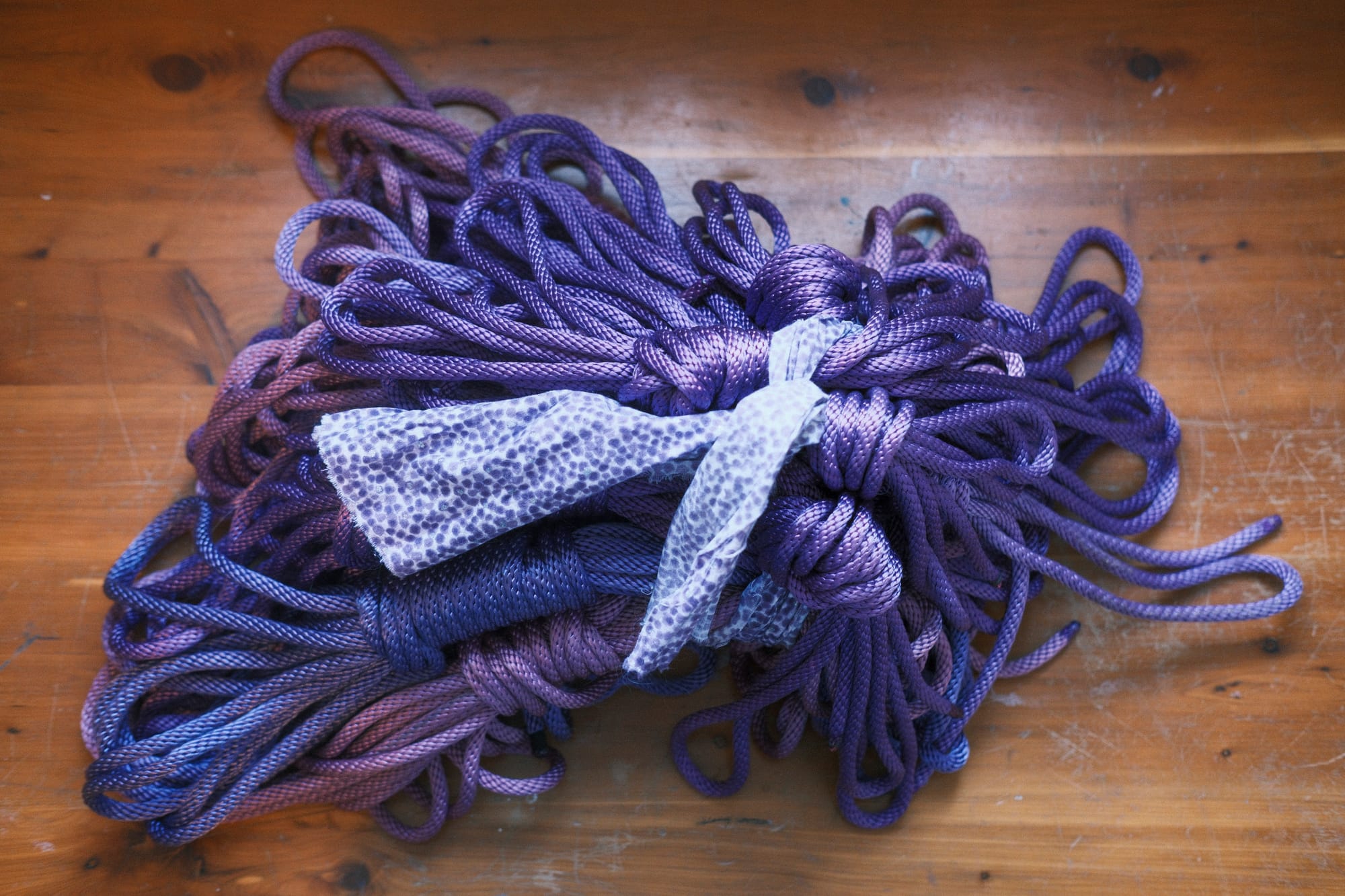 779 meters: reflections on tying with different kinds of rope